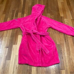 Lacoste Vibrant Pink Hooded Robe